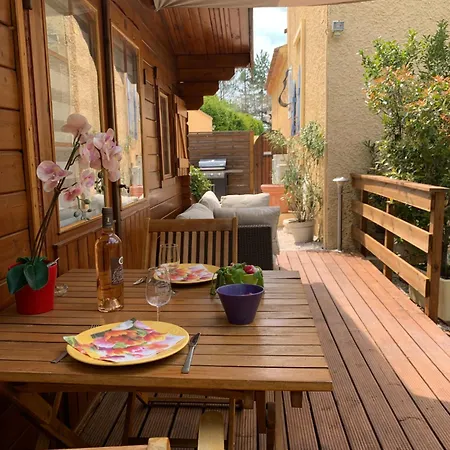 Kamp alanı Chalet, Piscine, Jacuzzi,jardin Cloture, Animaux Acceptes
